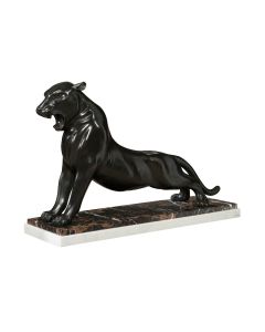 Roar Panther Ornament in Black