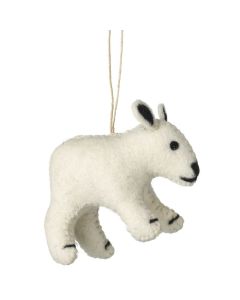 Christmas Tree Decoration Polar Bear Height 9cm