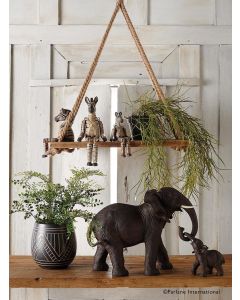 Elephant Nelly Set of 2 Brown