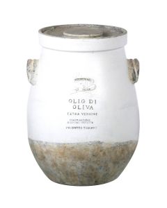 Olio De Oliva Jar White H36.5cm