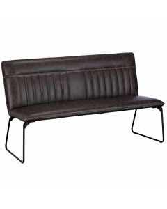 Pavilion Chic Dining Bench Cooper Upholstered in PU Leather