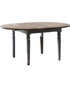 Pavilion Chic Extending Dining Table Round Cookham in Grey