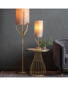 Floor Lamp Dinlasa in Gold