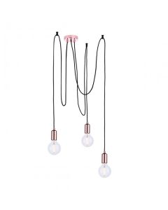 Pendant Light 3 Cluster Ares Copper