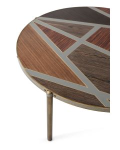 Round Coffee Table Iconic in Veneer