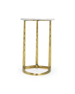 Supper Table in Satin Gold Brass