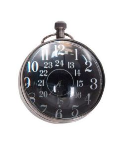 Library Eye of Time Clock - Silver