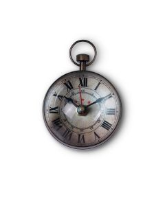 Eye of Time Clock XL in Brass
