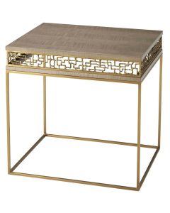 Frenzy Side Table in Sycamore