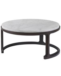 Inherit Large Round Coffee Table in Marble