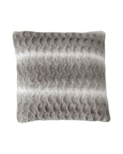 Harwich Grey Faux Fur Cushion