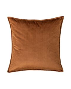 High Wycombe Burnt Orange Velvet Cushion