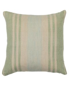 Beach Stripe Cushion in Green