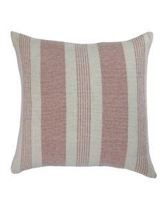Bay Organic Cotton Blush Stripe Cushion