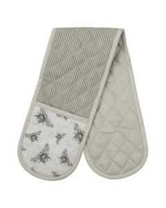 Natural Cotton Bee Double Oven Glove