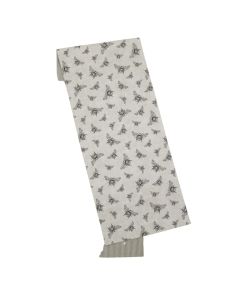 Natural Cotton Bee Reversible Table Runner 250cm