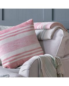 Beach Stripe Outdoor Throw in Coral