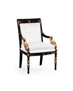 Swan Armchair Palace in Black