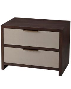 Large Bedside Table Grayson in Almond