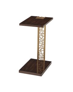 Frenzy Cantilever Table High Sheen - Brass Finish