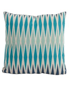 Harlequin Blue Outdoor Scatter Cushion