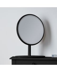 Vanity Mirror Nordic in Black Oak
