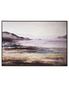 Pastel Tide Framed Canvas Print