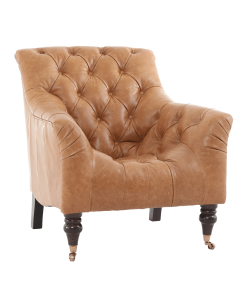 Yale Chair in Galveston Tan Leather