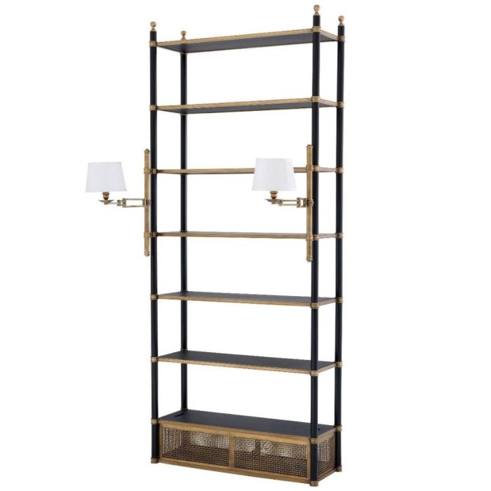 Eichholtz Sterling Shelving Cabinet with Lights 1