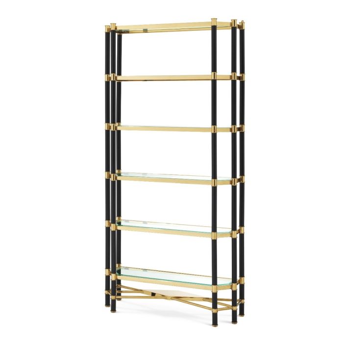 Eichholtz Florence Open Bookcase in Gold 1