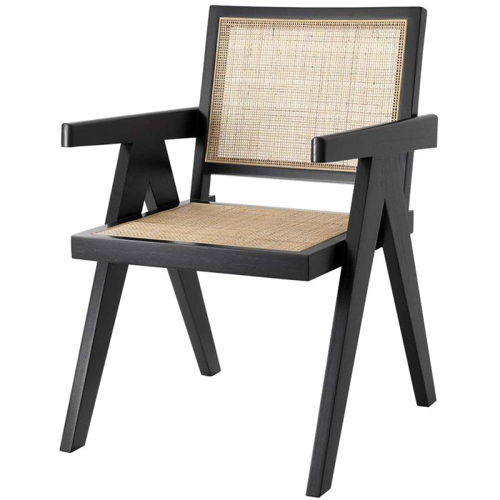 Eichholtz Aristide Dining Chair in Black 1