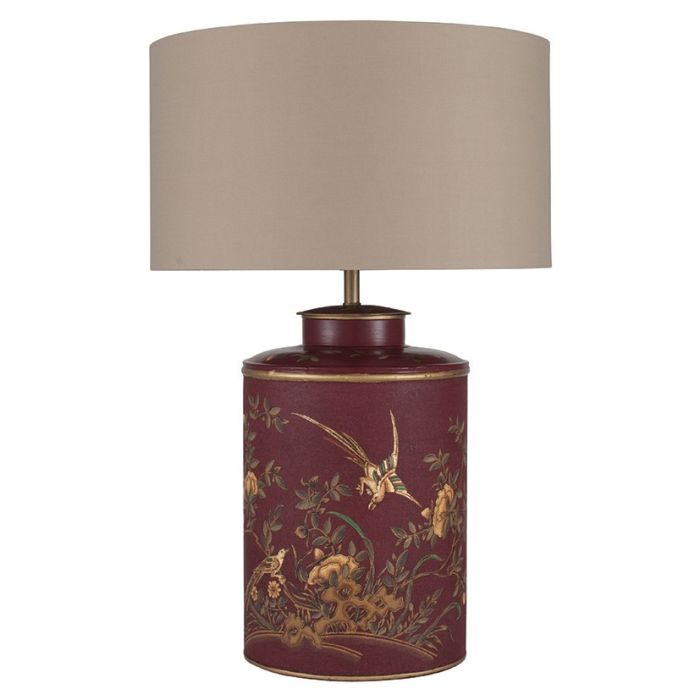 Pacific Lifestyle Hand Painted Oriental Style Table Lamp 1