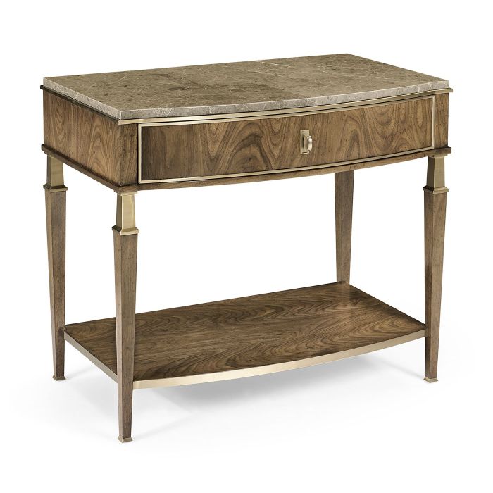 Jonathan Charles Catalonia Bedside Table with Drawer 1