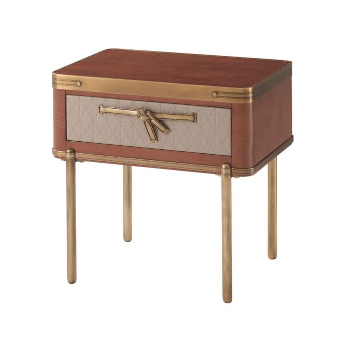 Theodore Alexander Iconic Bedside Table in Sycamore 1