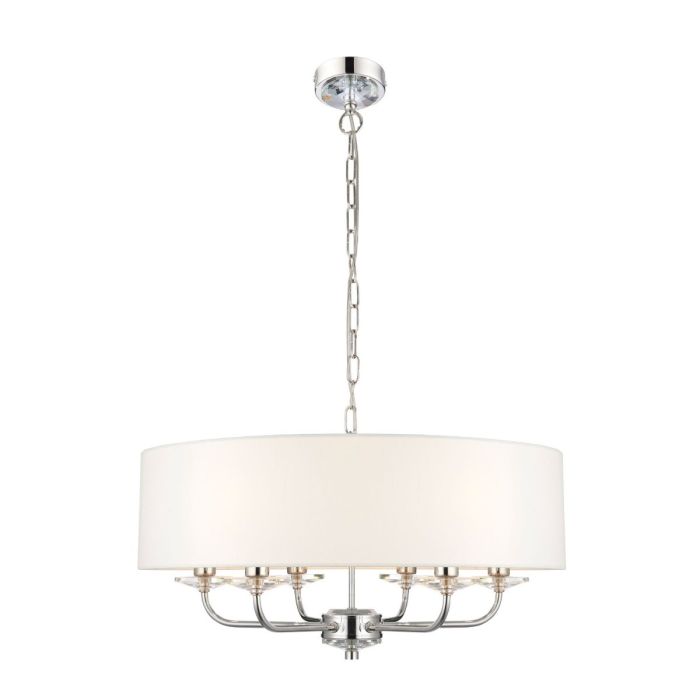 Holmes Large Pendant Light in Bright Nickel 1