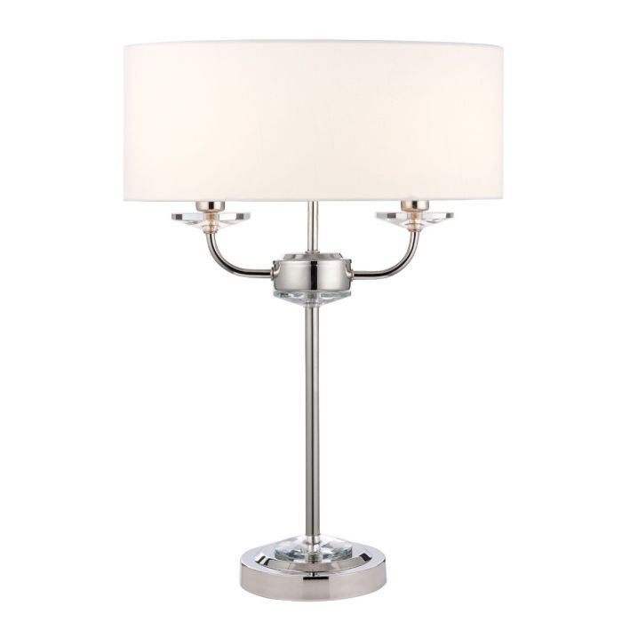 Holmes Table Lamp in Bright Nickel 1