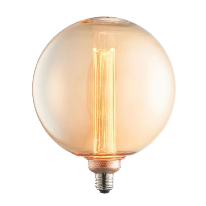 Pavilion Chic Globe Amber LED Light Bulb 1