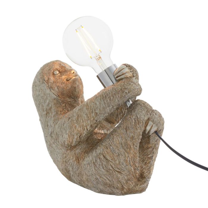 Tennyson Sloth Table Lamp in Silver 1