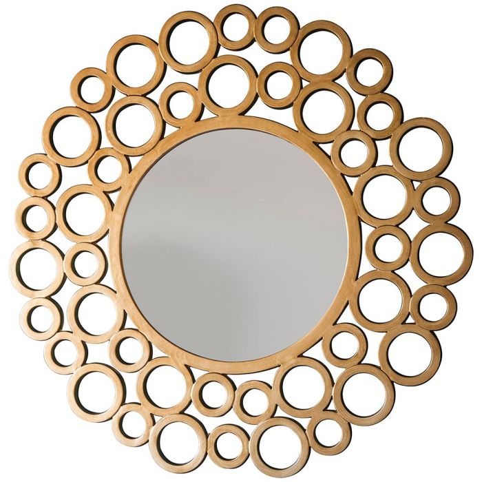 Pavilion Chic Vicky Large Gold Round Mirror 1