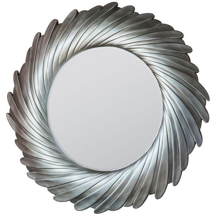 Pavilion Chic Finsbury Swirl Wall Mirror - Silver 1