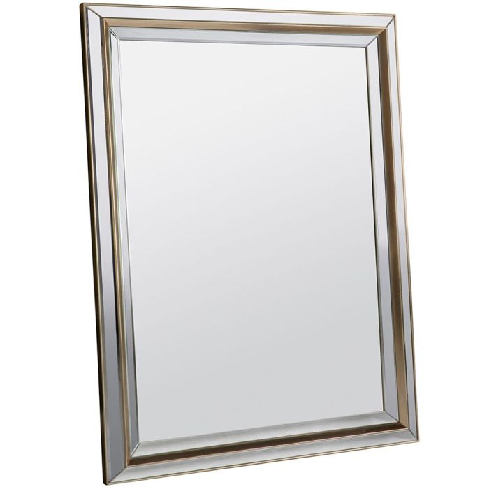 Pavilion Chic Reynolds Large Wall Mirror Gold Frame 1