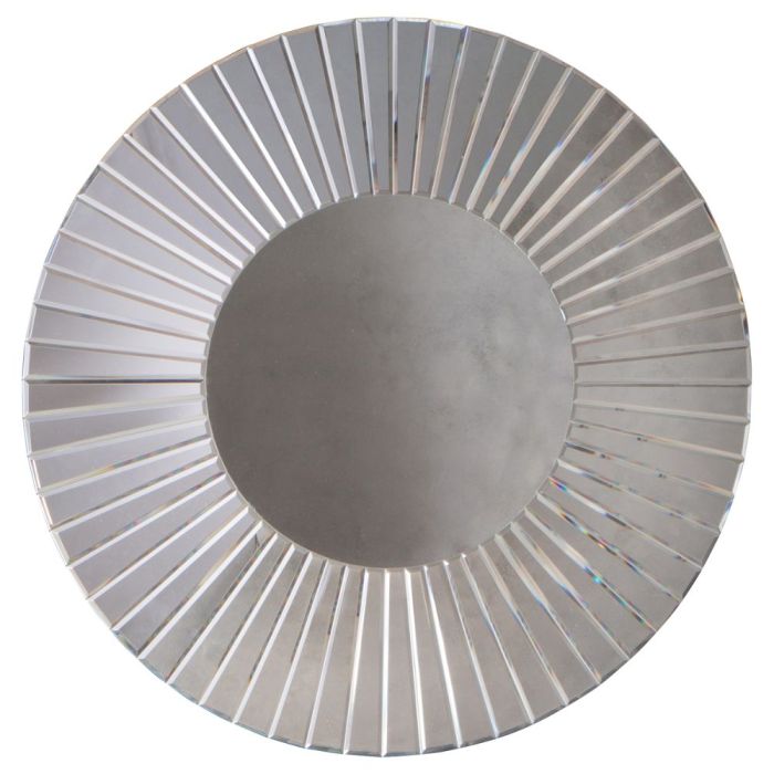 Pavilion Chic Griffin Round Glass Wall Mirror - Silver 1