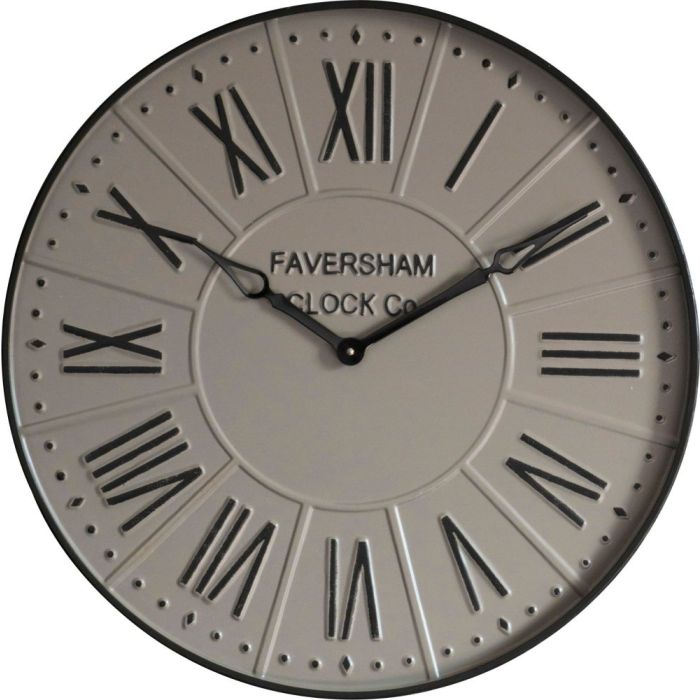 Bournemouth Wall Clock in Stone 1