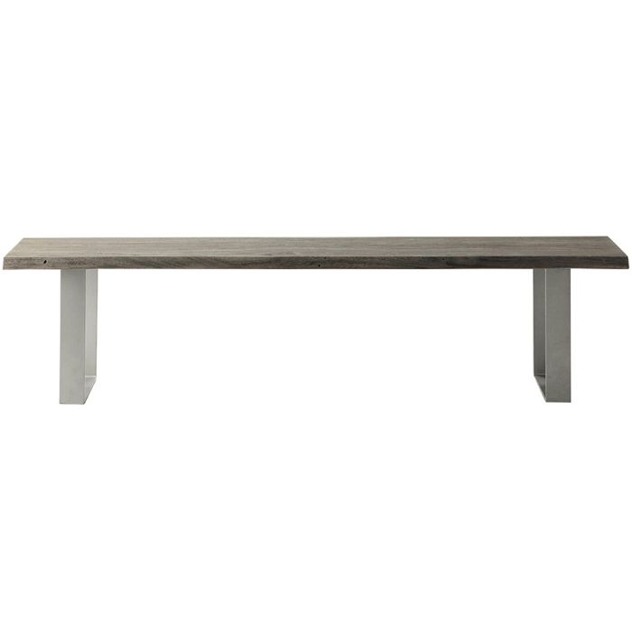 Pavilion Chic Soudley Grey Wood Dining Bench 1