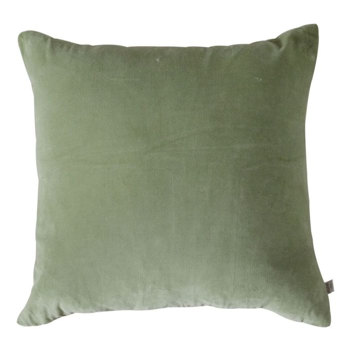 Daphne Large Velvet Cushion in Sage 1