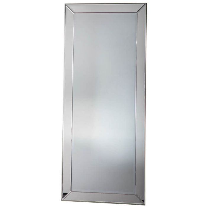 Pavilion Chic Parkers Full Length Leaner Mirror - Silver 1