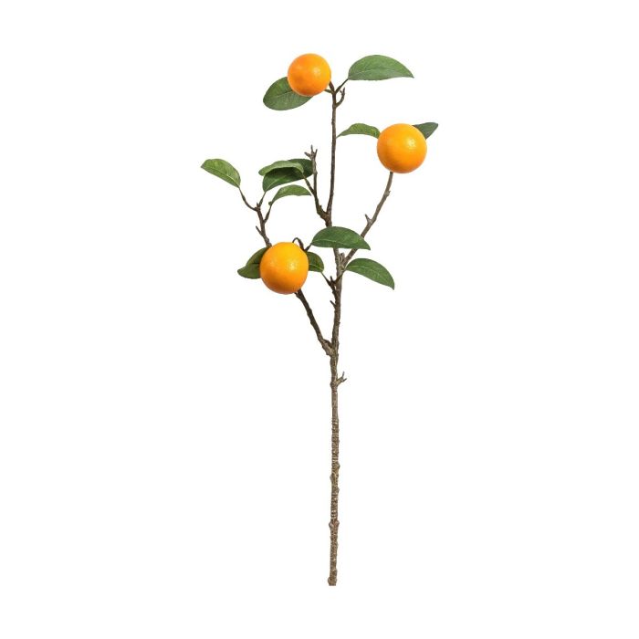 Artificial Orange Branch H86cm 1