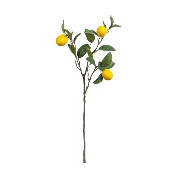 Artificial Lemon Branch H80cm 1