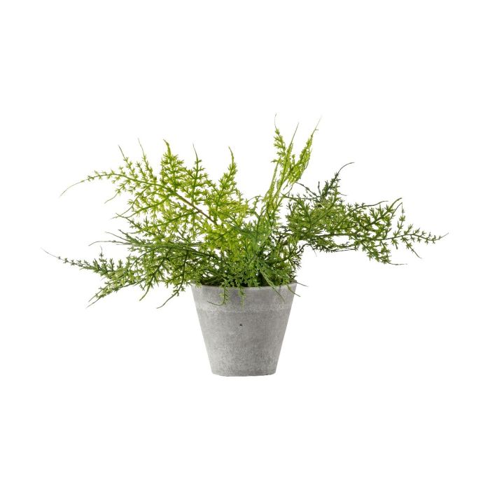 Pack of 4 Artificial Potted Ferns Assorted H.23cm 1