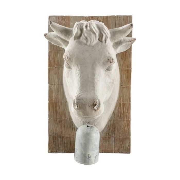 Cow Head Ornament with Bell 1